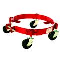 Zeeline Band-Type Dolly with Steel Casters for Pail, 25-50 Lbs 105-S